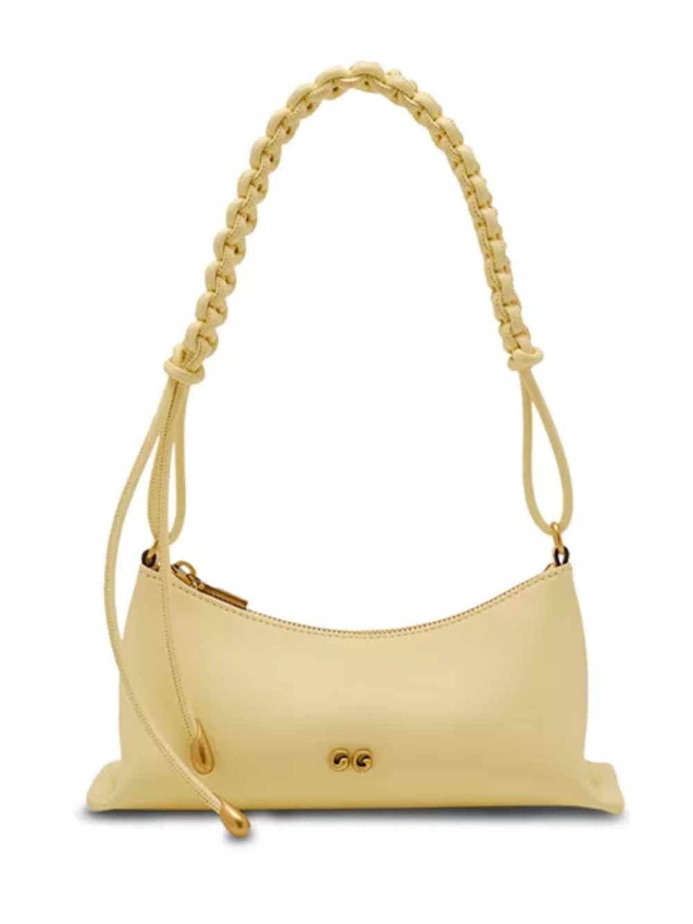 CULT GAIA Yellow Shoulder Bag with Braided Strap - Picture 12 of 12